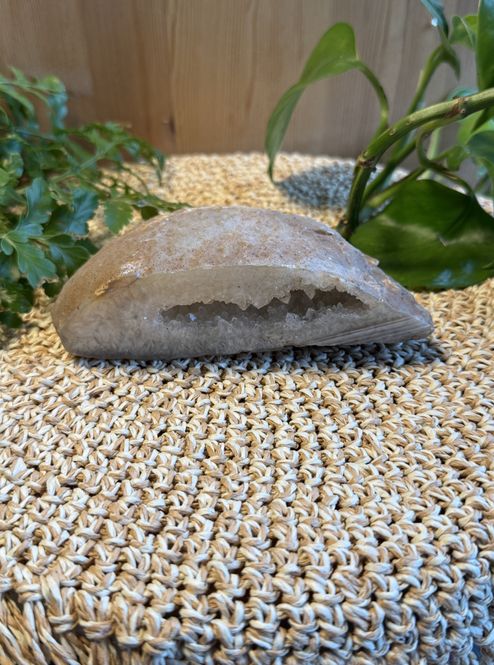 Hovedbilde Agat geode med druzy (#43)