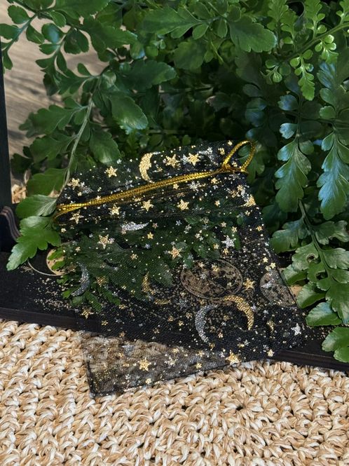 Hovedbilde Chiffonposer med stjerner, 9x12cm