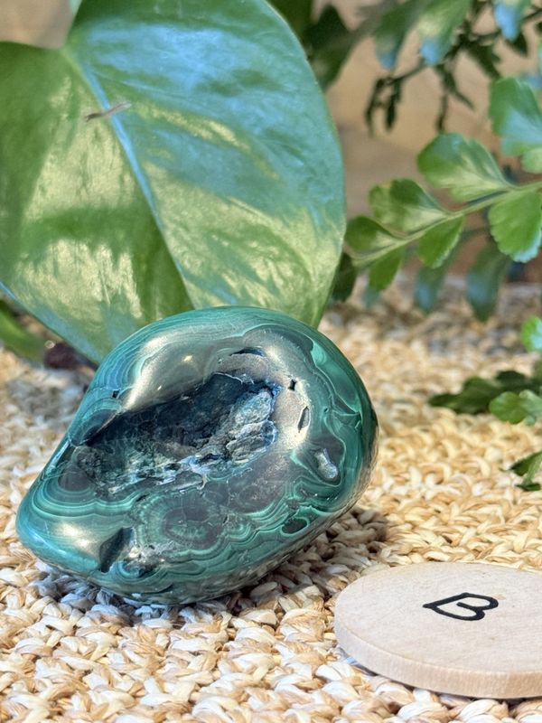 Malakitt freeform 3x6 cm