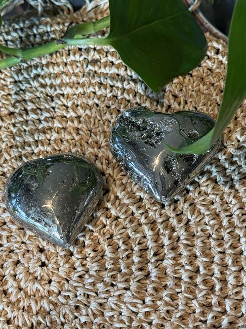 Hovedbilde Pyritt hjerte 4-6 cm, Peru